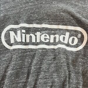 Nintendo Charcoal Gray Men's Hoodie Sweater